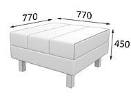 Банкетка FL-b12 (Экокожа Ecotex)