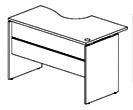 V - 1.3R Стол  эргономичный (правый)
